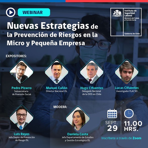 Webinar: Nuevas Estrategias de la Prevención de Riesgos en la Micro y Pequeña Empresa