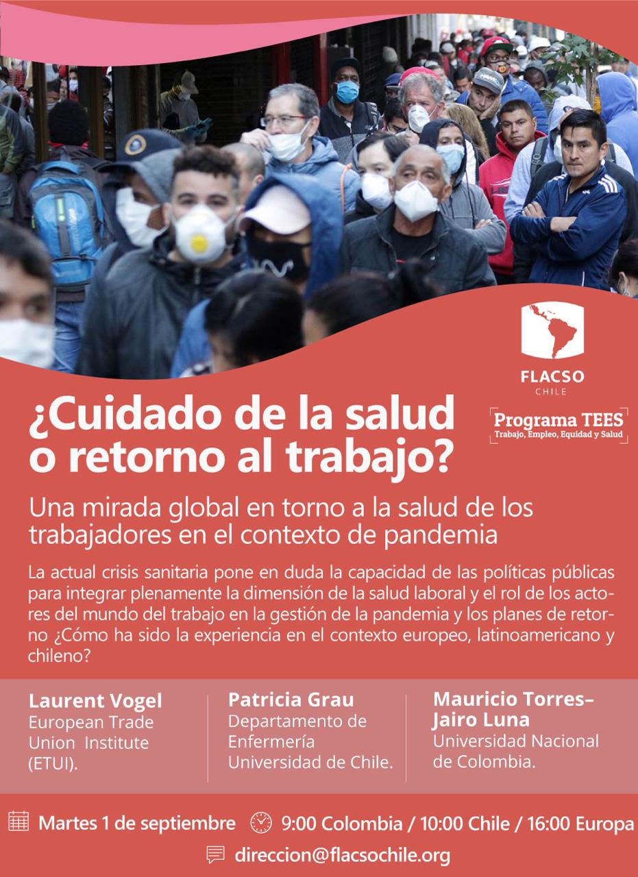 Seminario internacional: Cuidado de la salud o retorno al trabajo. Una mirada global en torno a la salud de los trabajadores en el contexto de pandemia